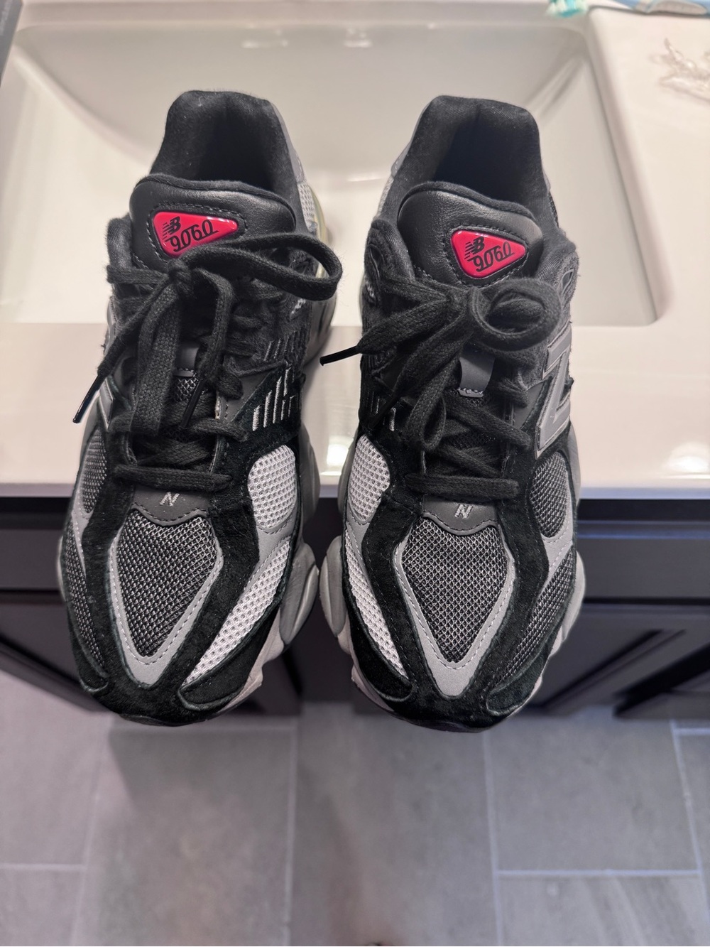 New Balance 9060 Black, Gray Sneakers
